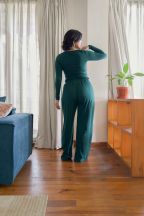 Pantalon Agathe Emerald