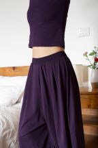 Pantalon Booh 7/8 Aubergine