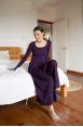 Pantalon Booh 7/8 Aubergine