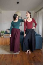 Pantalon Booh 7/8 Noir côtelé