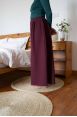 Pantalon Booh 7/8 Burgundy côtelé