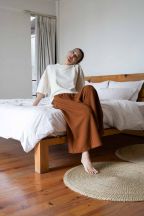 Pantalon Booh 7/8 Okre côtelé
