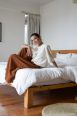 Pantalon Booh 7/8 Okre côtelé