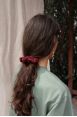 Chouchou élastique coton bio upcyclé Muùne Henné