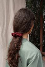 Chouchou élastique coton bio upcyclé Muùne Henné