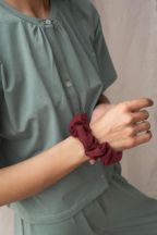 Chouchou élastique coton bio upcyclé Muùne Henné