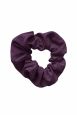 Chouchou élastique coton bio upcyclé Muùne Aubergine