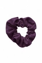 Chouchou élastique coton bio upcyclé Muùne Aubergine